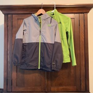 Boys North Face 3-in-1 winter coat EUC, large 14/16